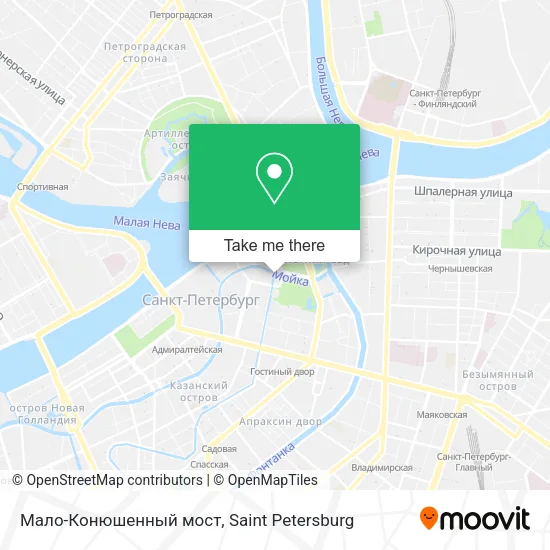 Мало-Конюшенный мост map
