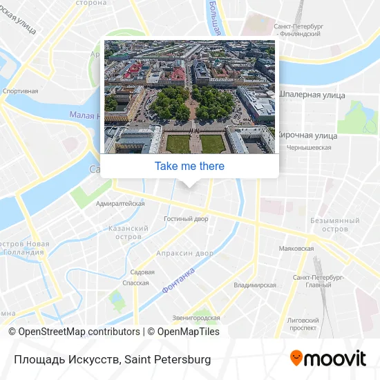 Площадь Искусств map