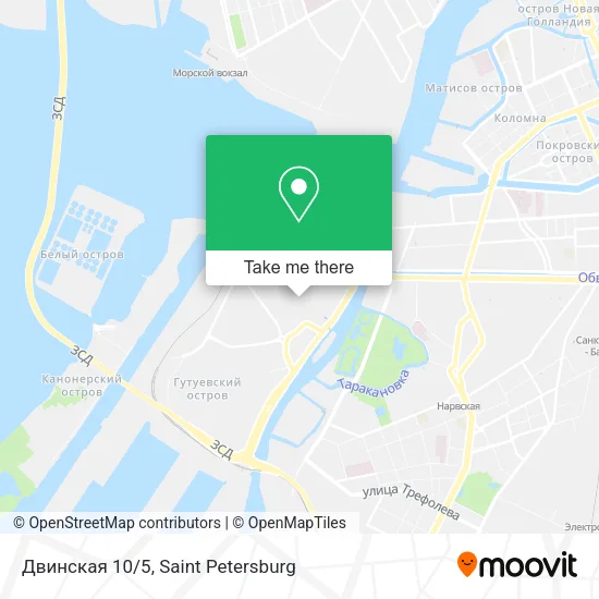 Двинская 10/5 map