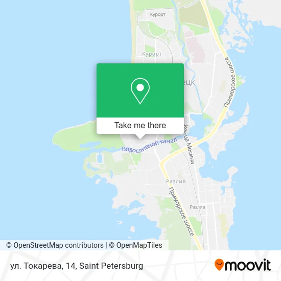 ул. Токарева, 14 map