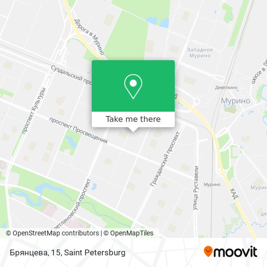Брянцева, 15 map