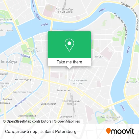 Солдатский пер., 5 map