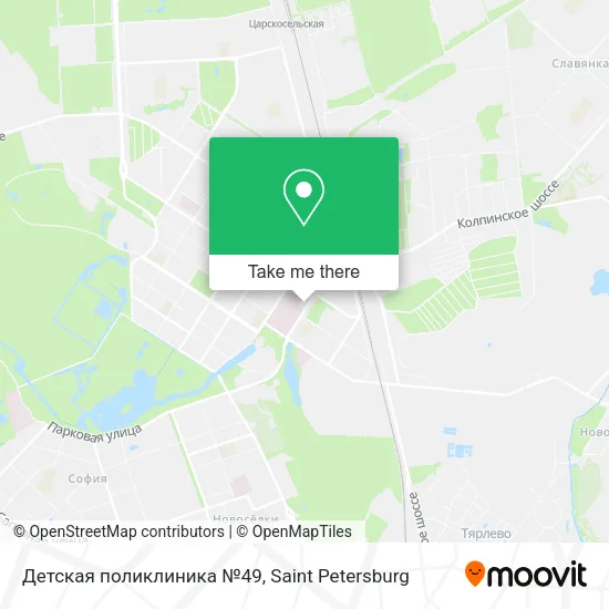 Детская поликлиника №49 map