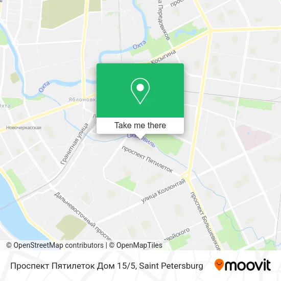Проспект Пятилеток Дом 15/5 map