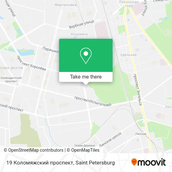 19 Коломяжский проспект map