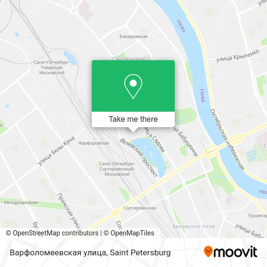 Варфоломеевская улица map