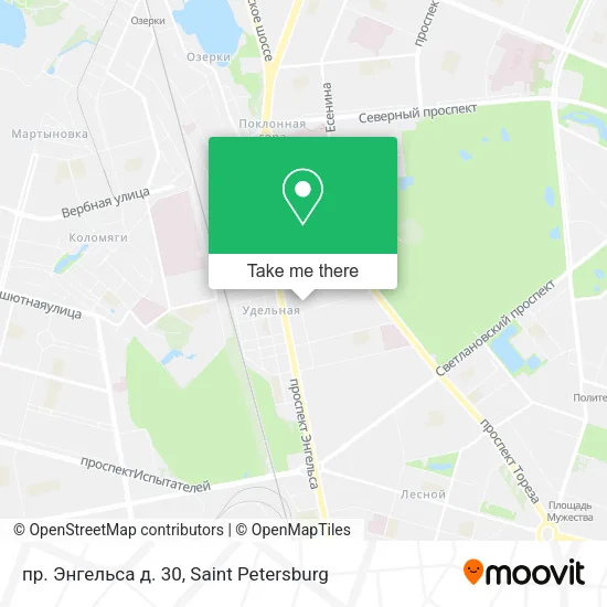 пр. Энгельса д. 30 map