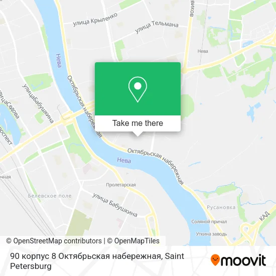 90 корпус 8 Октябрьская набережная map
