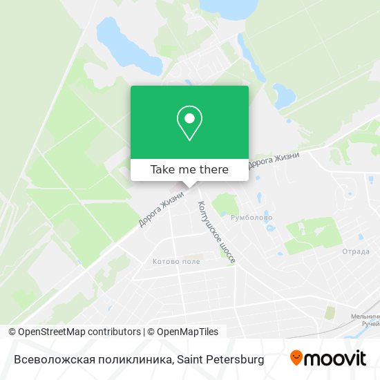 Всеволожская поликлиника map