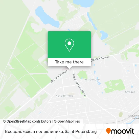 Всеволожская поликлиника map