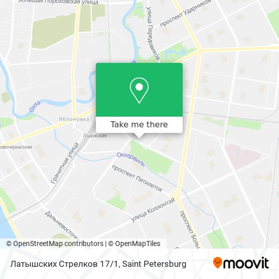 Латышских Стрелков 17/1 map