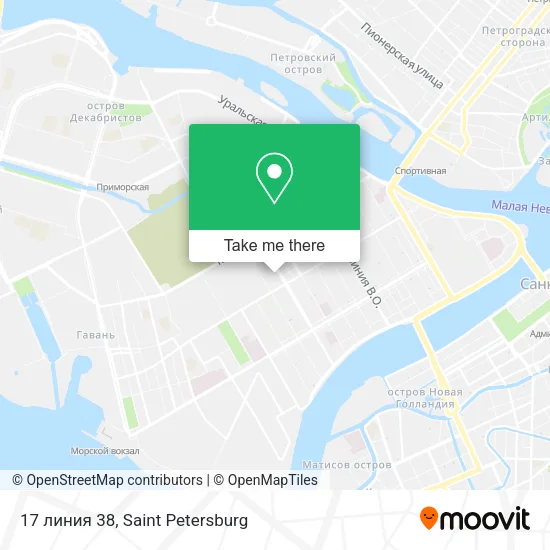 17 линия 38 map