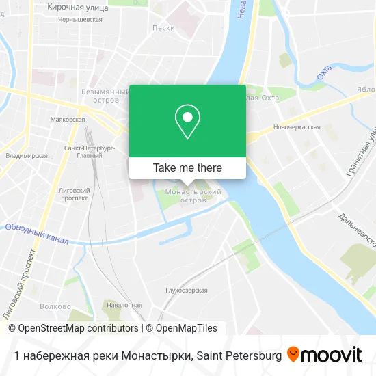 1 набережная реки Монастырки map