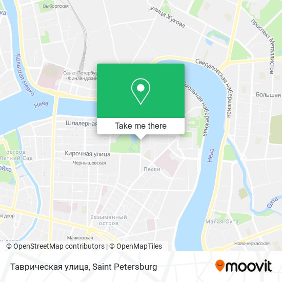 Таврическая улица map