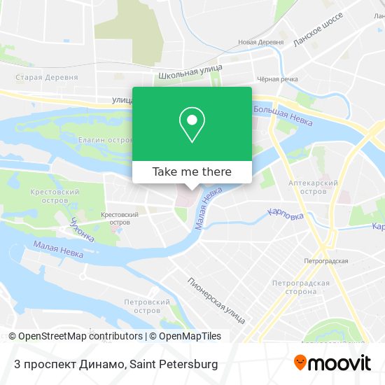3 проспект Динамо map