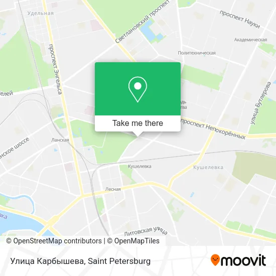 Улица Карбышева map