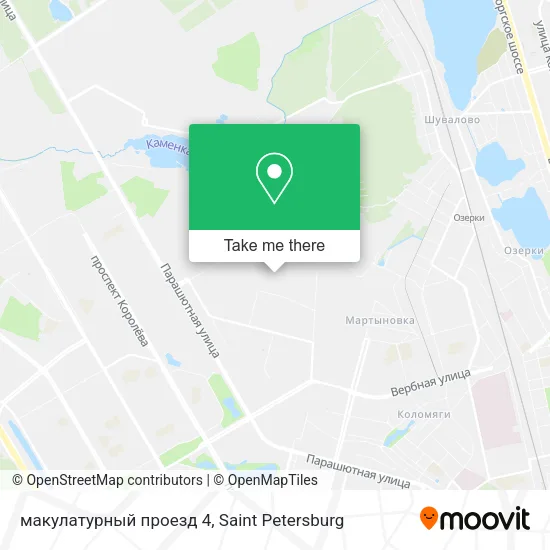 макулатурный проезд 4 map