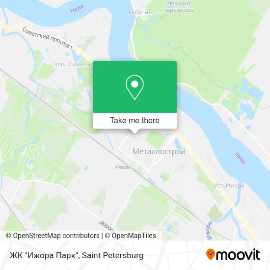 ЖК "Ижора Парк" map