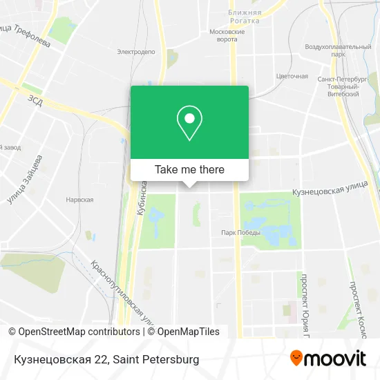 Кузнецовская 22 map