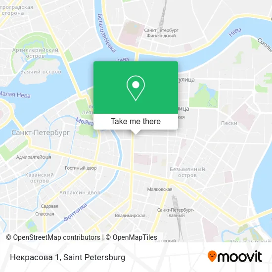 Некрасова 1 map