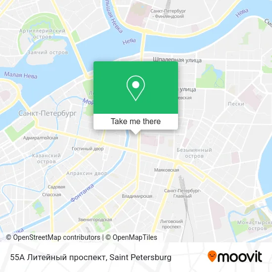55А Литейный проспект map