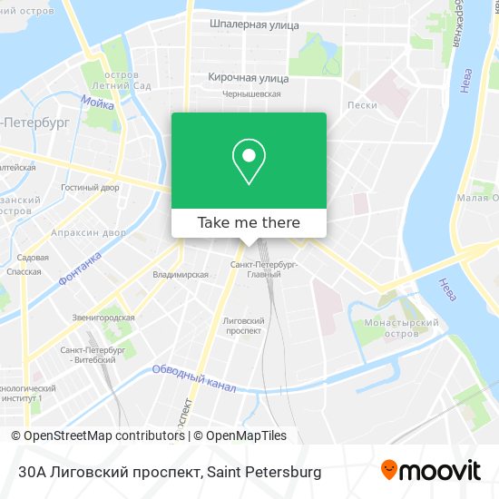 30А Лиговский проспект map