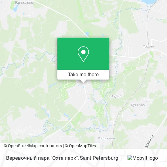 Веревочный парк "Охта парк" map