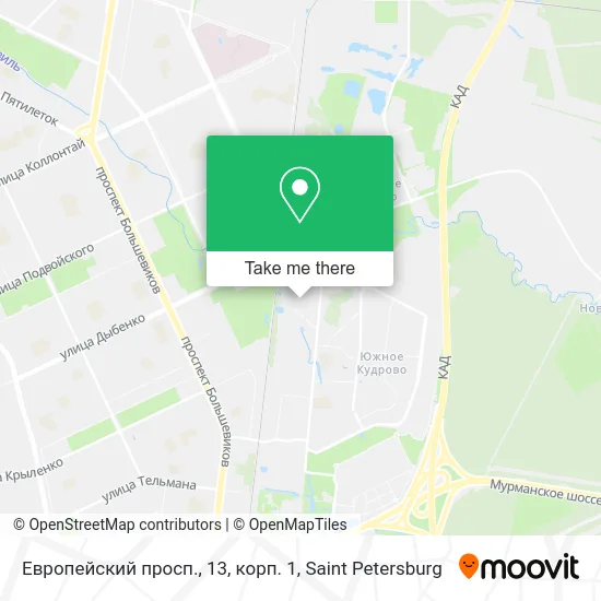 Европейский просп., 13, корп. 1 map
