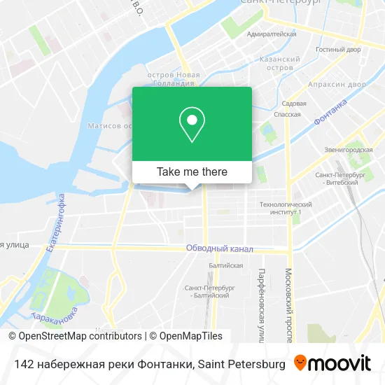 142 набережная реки Фонтанки map