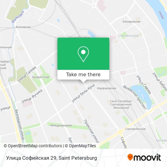 Улица Софийская 29 map