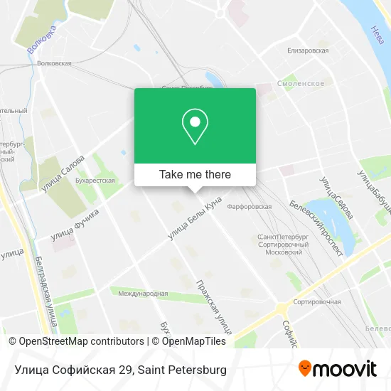 Улица Софийская 29 map