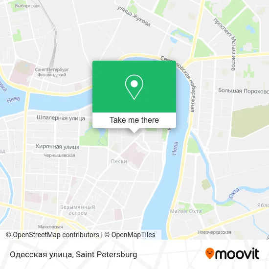 Одесская улица map