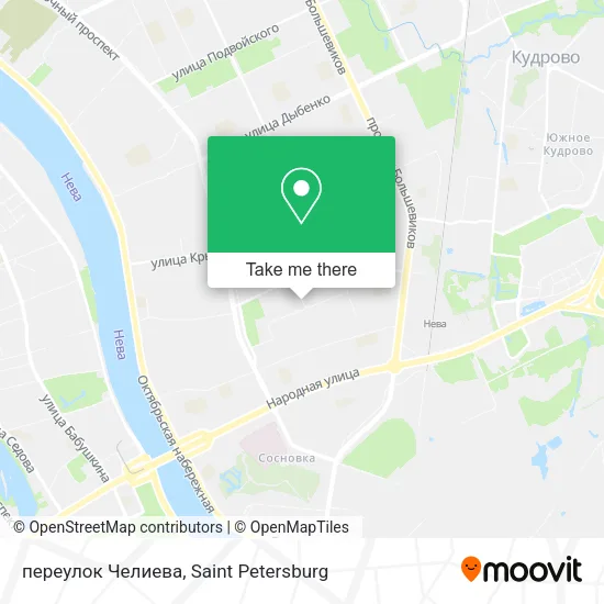 переулок Челиева map