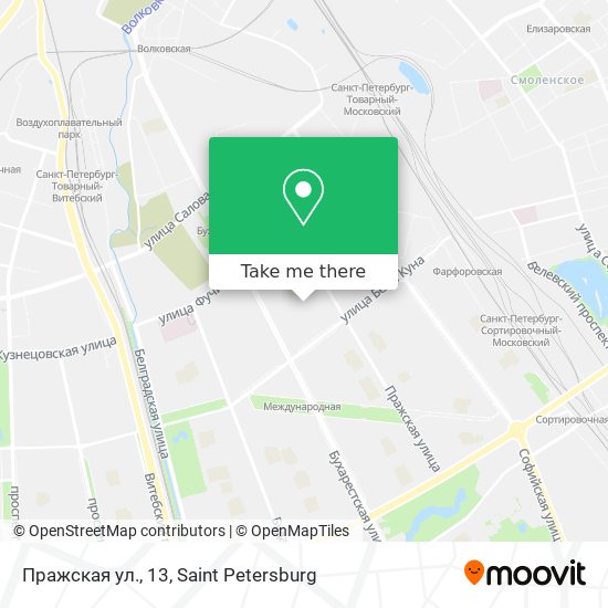 Пражская ул., 13 map
