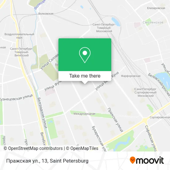 Пражская ул., 13 map