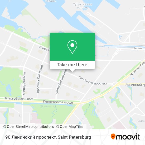 90 Ленинский проспект map