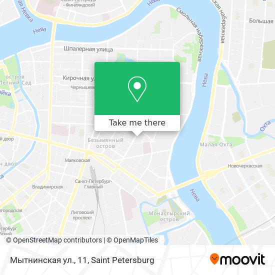 Мытнинская ул., 11 map
