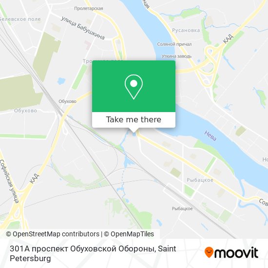 301A проспект Обуховской Обороны map