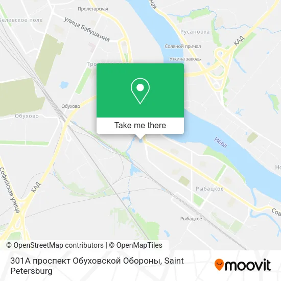 301A проспект Обуховской Обороны map