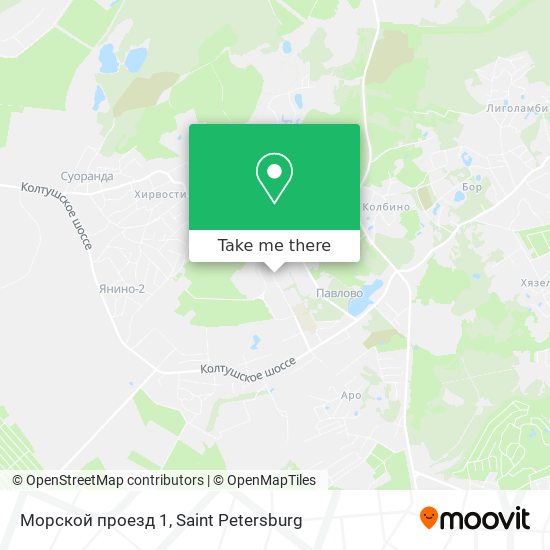 Морской проезд 1 map