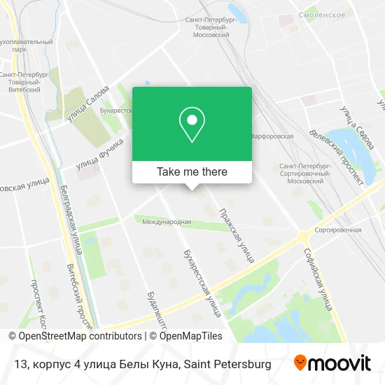 13, корпус 4 улица Белы Куна map