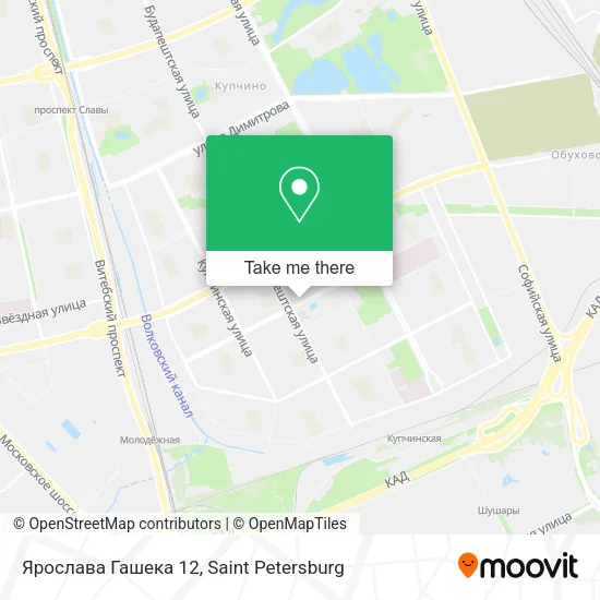 Ярослава Гашека 12 map