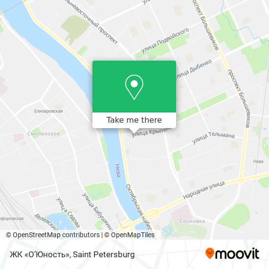 ЖК «О’Юность» map