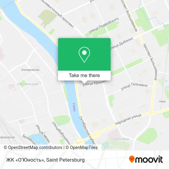 ЖК «О’Юность» map