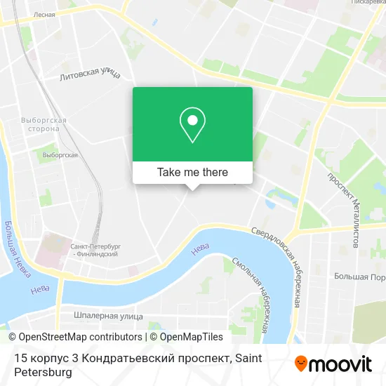 15 корпус 3 Кондратьевский проспект map