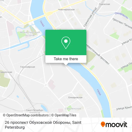 26 проспект Обуховской Обороны map