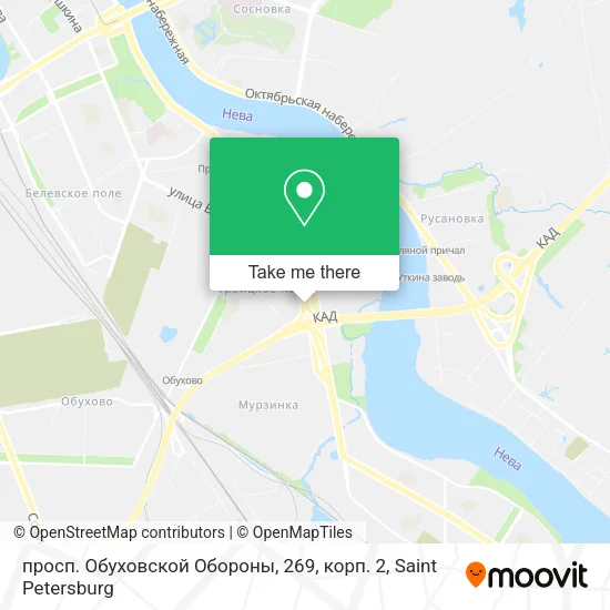 просп. Обуховской Обороны, 269, корп. 2 map