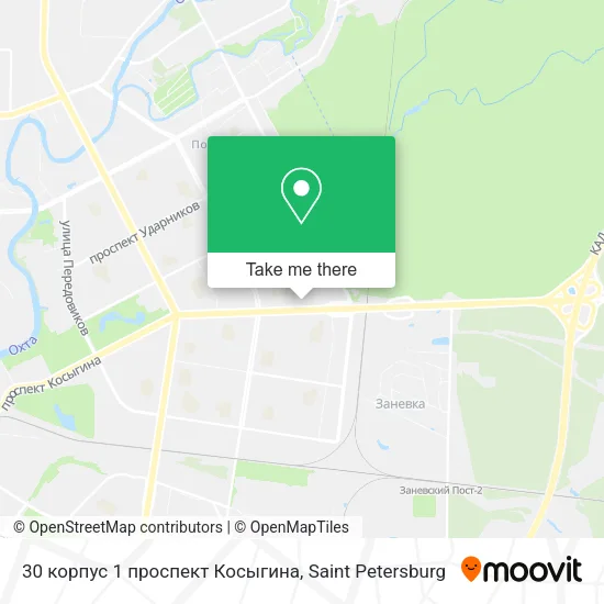 30 корпус 1 проспект Косыгина map