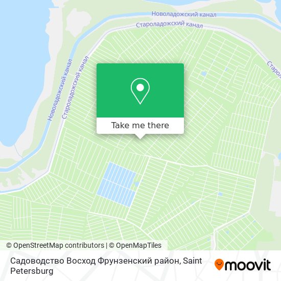 Садоводство Восход Фрунзенский район map
