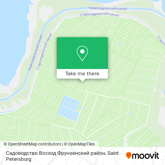 Садоводство Восход Фрунзенский район map